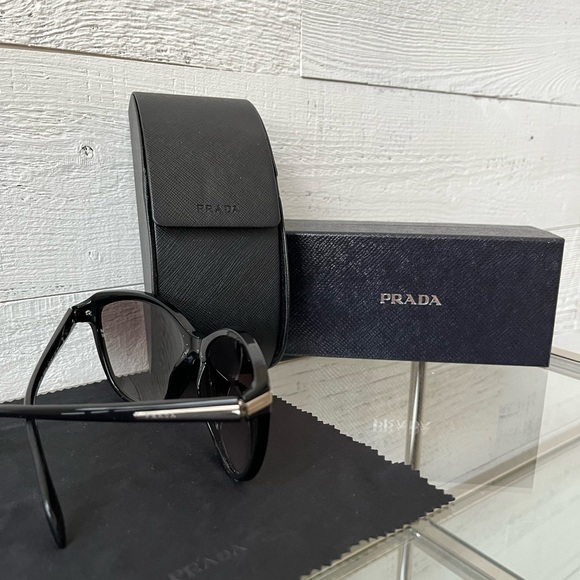 Prada sunglasses SPR 15p Cat Eye Black, with original case - Picture 4 of 6